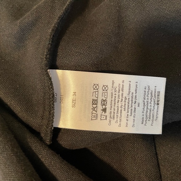 Ganni Black Vented Mini Dress - Picture 6 of 8